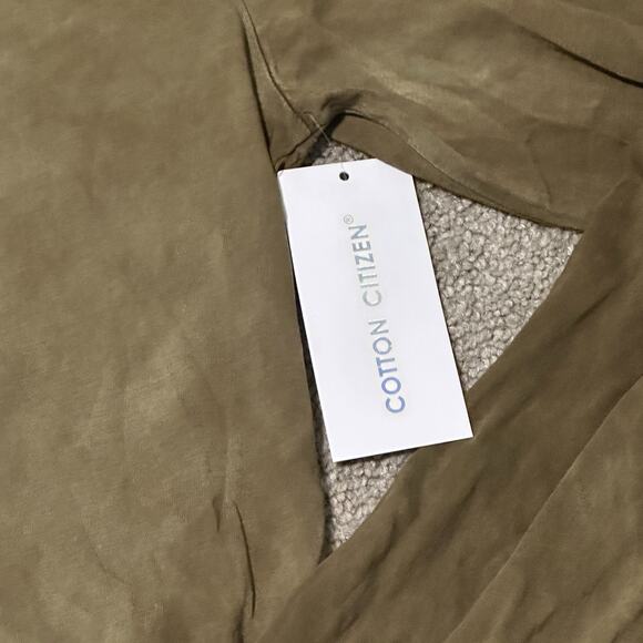 Cotton Citizen Classic T-Shirt Men M Crewneck Long Sleeve Supima Green NWT - Picture 5 of 11